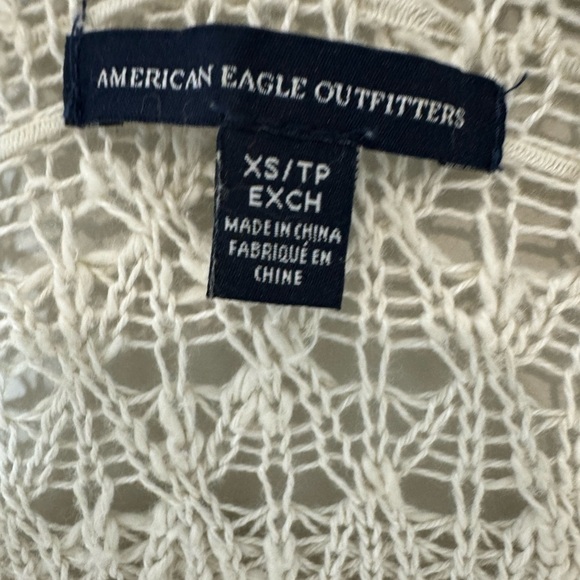American Eagle Open Crochet Cardigan Size XS - Picture 6 of 7